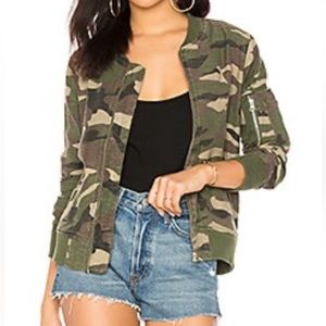 Sundry camo bomber jacket